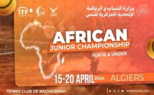 Championnat d’Afrique ITF/CAT des 16 ans et moins: l’Algérie pays hôte