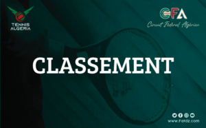 Classement national pour le Championnat d’Algérie des Jeunes 2025