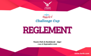 réglement du Tournoi  »Guedila Challenge Cup »